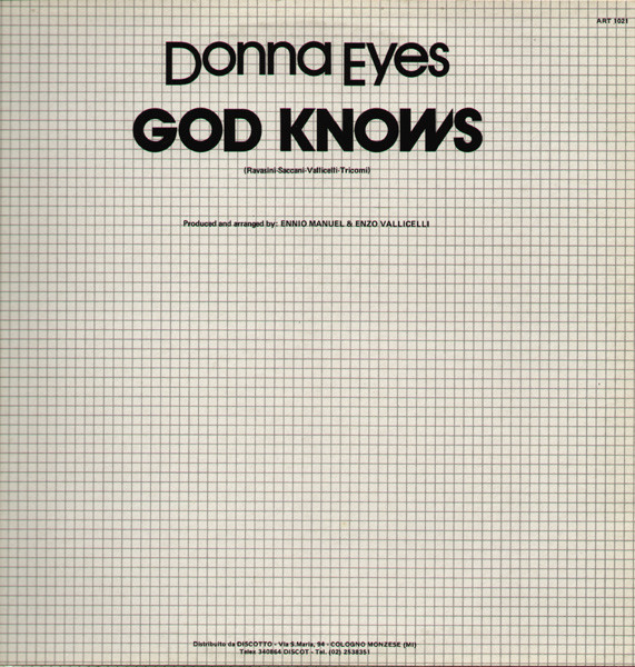 Donna Eyes - God Knows | Il Discotto Productions (ART 1021) - 2 Donna Eyes - God Knows | Il Discotto Productions (ART 1021) - 2