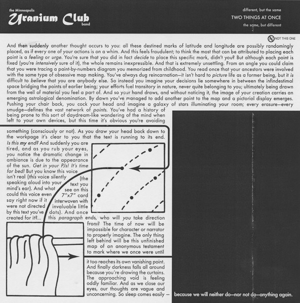 The Minneapolis Uranium Club - Two Things At Once (Again) | Strange Lords LLC (PEN-001) - 2