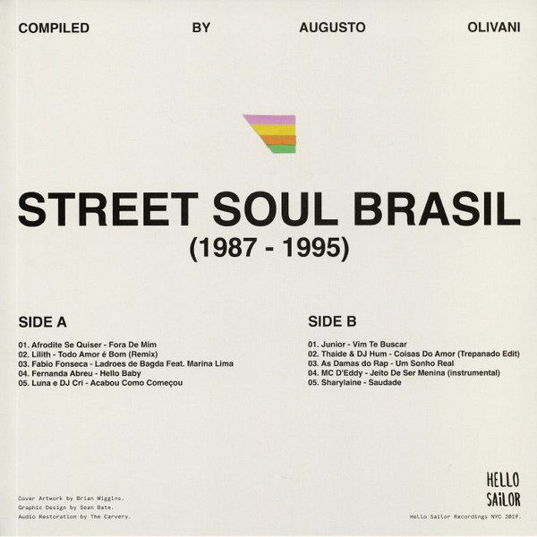 Various - Street Soul Brasil (1987 - 1995) | Hello Sailor Recordings (HSR 006) - 2