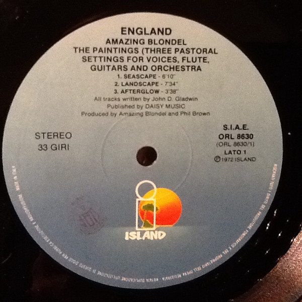 Amazing Blondel - England | Island Records (ORL 8630) - 4 Amazing Blondel - England | Island Records (ORL 8630) - 4