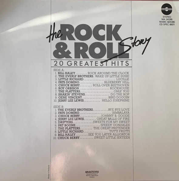 Various - The Rock & Roll Story - 20 Greatest Hits | Masters (MA 241285) - 2 Various - The Rock & Roll Story - 20 Greatest Hits | Masters (MA 241285) - 2