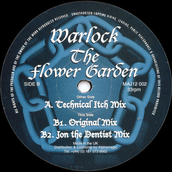Warlock - The Flower Garden | Majestic 12 (MAJ12 002)