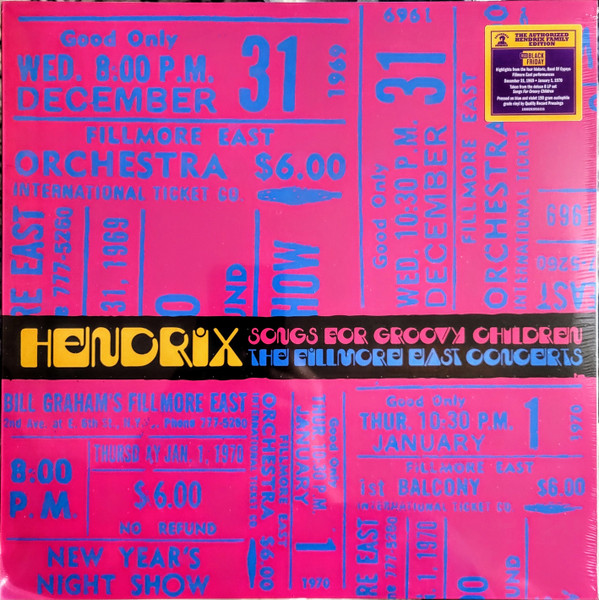 Jimi Hendrix - Songs For Groovy Children (The Fillmore East Concerts Highlights) | Legacy (19802830561)