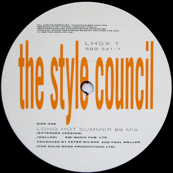 The Style Council - Long Hot Summer 89 | Polydor (LHSX 1) - 3