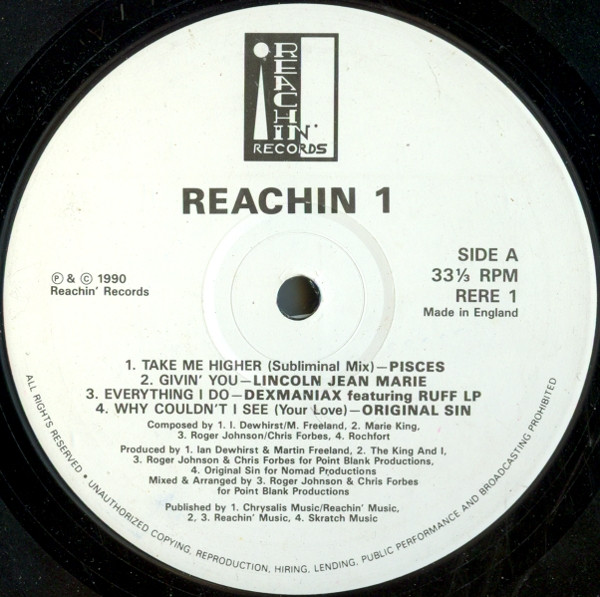 Various - Reachin 1 - The 90's Ultimate Rave Collection | Reachin Records (RERE 1) - 3 Various - Reachin 1 - The 90's Ultimate Rave Collection | Reachin Records (RERE 1) - 3