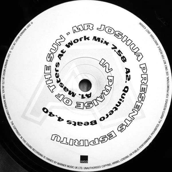 Mr. Joshua Presents Espiritu - In Praise Of The Sun | Warner Music UK Ltd. (JOSH 001) - main