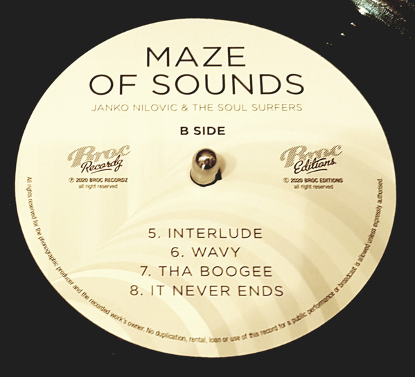 Janko Nilovic & The Soul Surfers - Maze Of Sounds | Broc Recordz (mos002) - 3