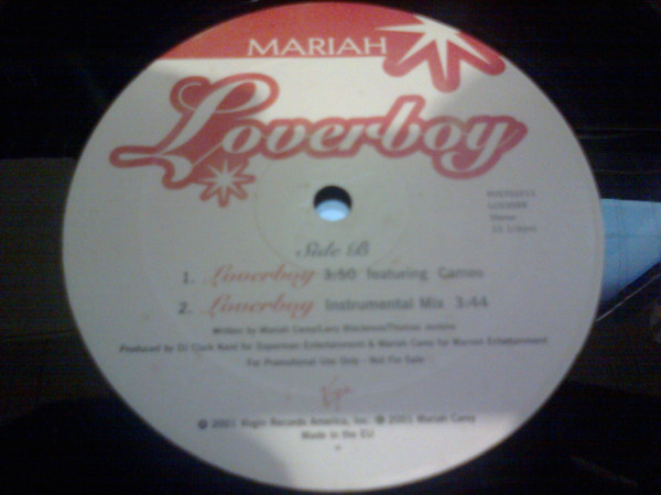 Mariah - Loverboy | Virgin (VUSTDJ211)
