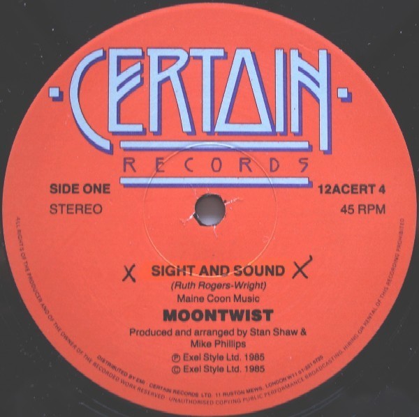 Moontwist - Sight And Sound | Certain Records (12ACERT 4) - 4 Moontwist - Sight And Sound | Certain Records (12ACERT 4) - 4