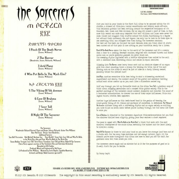 The Sorcerers - The Sorcerers | ATA Records (ATA002) - 2 The Sorcerers - The Sorcerers | ATA Records (ATA002) - 2