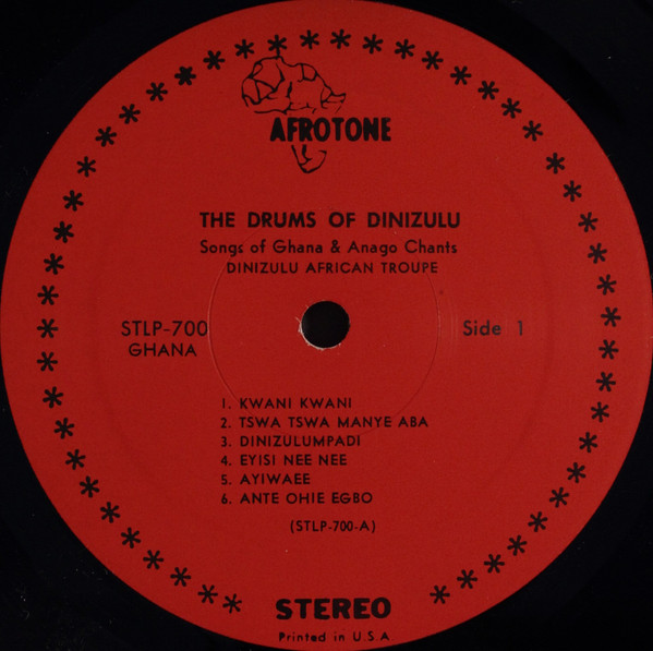 Dinizulu African Troupe - The Drums Of Dinizulu | Afrotone (STLP-700) - 3