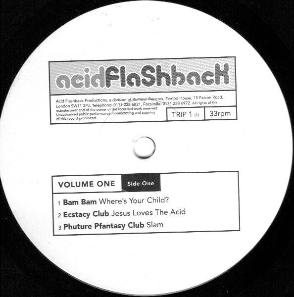 Various - Acid Flashback Volume One | Rumour Records (TRIP 1) - 2
