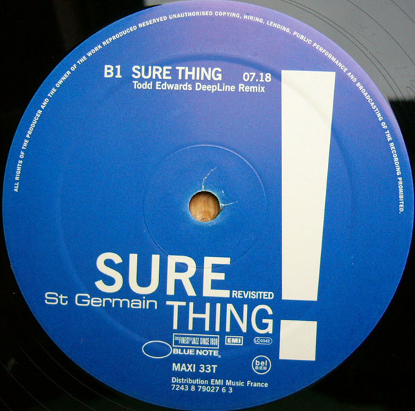 St Germain - Sure Thing Revisited | Blue Note (7243 8 79027 6 3) - 2