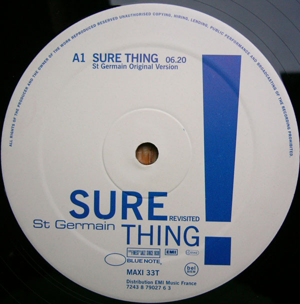St Germain - Sure Thing Revisited | Blue Note (7243 8 79027 6 3)