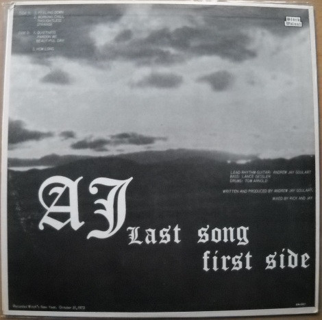 Andrew Jay Goulart - Last Song First Side | Black Walnut (BW 3001) - 2