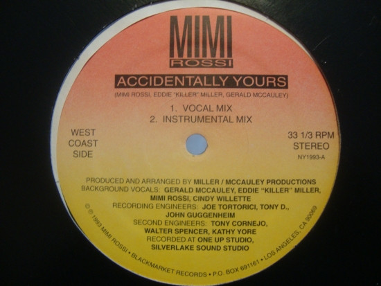 Mimi Rossi - Accidentally Yours | Blackmarket Records (NY1193)