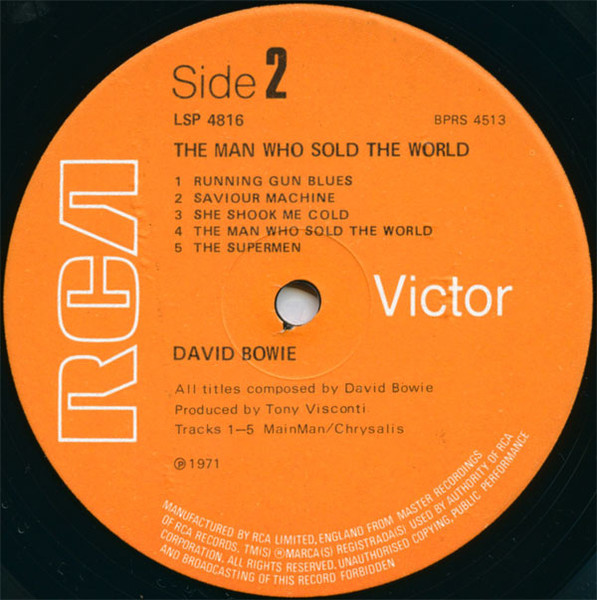 David Bowie - The Man Who Sold The World | RCA Victor (LSP-4816) - 4 David Bowie - The Man Who Sold The World | RCA Victor (LSP-4816) - 4