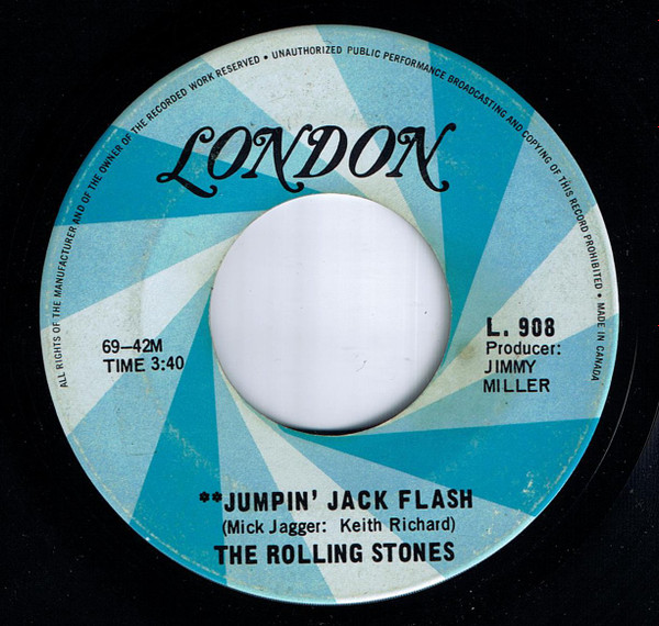 The Rolling Stones - Jumpin' Jack Flash | London Records (L.908)