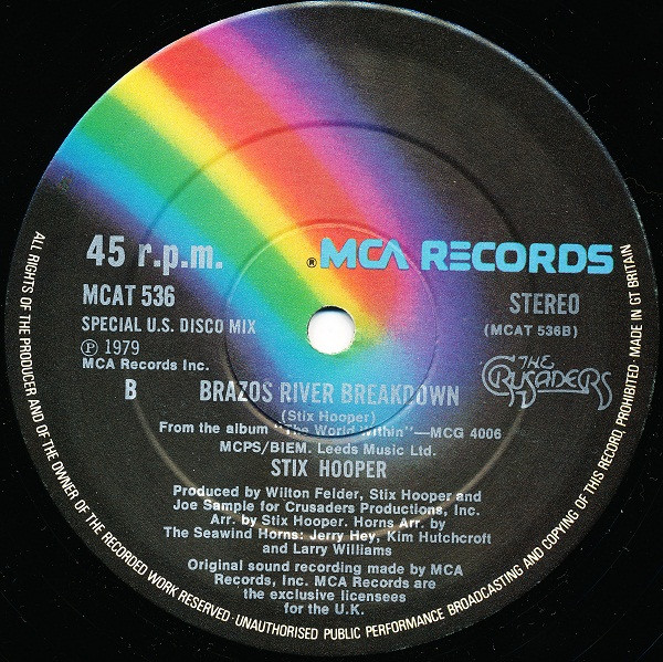 "Stix" Hooper - Cordon Bleu | MCA Records (MCAT 536) - 3