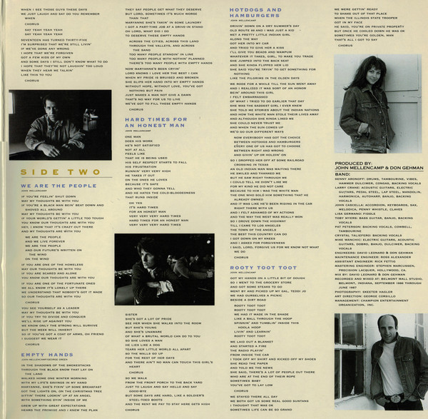 John Cougar Mellencamp - The Lonesome Jubilee | Mercury (832 465-1) - 3 John Cougar Mellencamp - The Lonesome Jubilee | Mercury (832 465-1) - 3