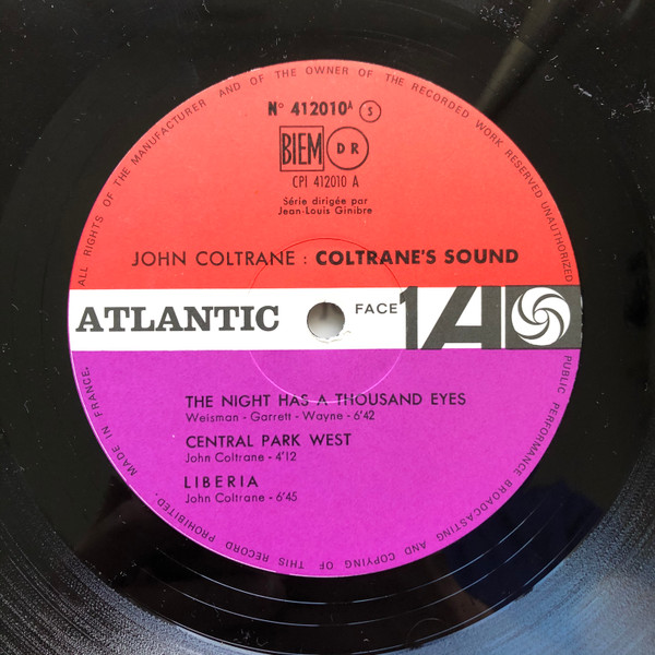 John Coltrane - Coltrane's Sound | Atlantic (412 010) - 3