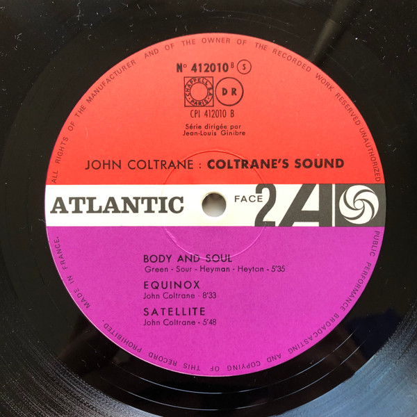 John Coltrane - Coltrane's Sound | Atlantic (412 010) - 4