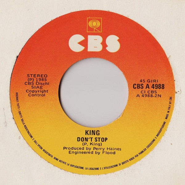 King - Love & Pride | CBS (CBS A 4988) - 4