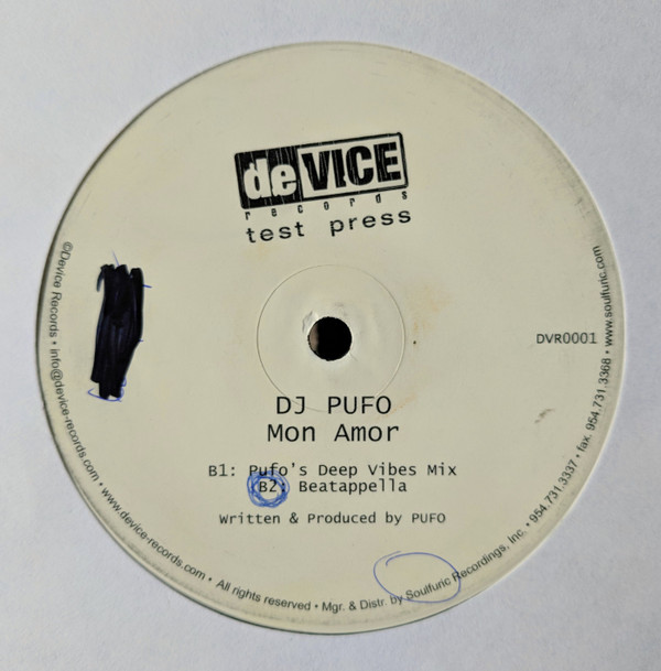 Pufo - Mon Amor | deVice Records (DVR0001) - 2