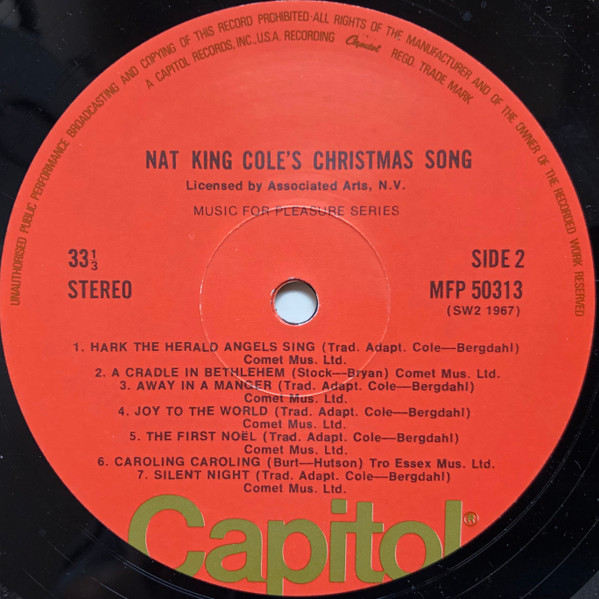 Nat King Cole - Nat King Cole's Christmas Song | Capitol Records (MFP 50313) - 4 Nat King Cole - Nat King Cole's Christmas Song | Capitol Records (MFP 50313) - 4