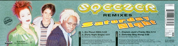 Sqeezer - Saturday Night (Remixes) | CDL - Cologne Dance Label (7243 8 83965 6 1)