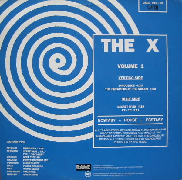 The X - The X - Volume 1 | Dance Device (DADE 915 - 12) - 2