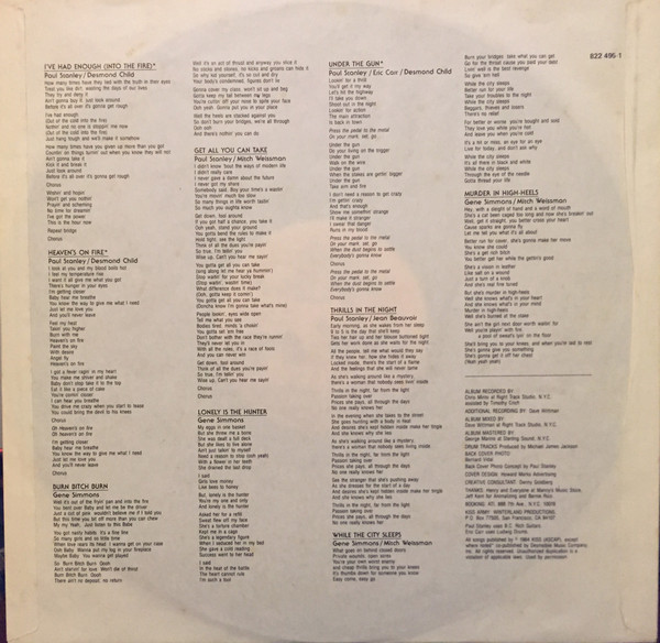 Kiss - Animalize | Casablanca (822 495-1) - 4