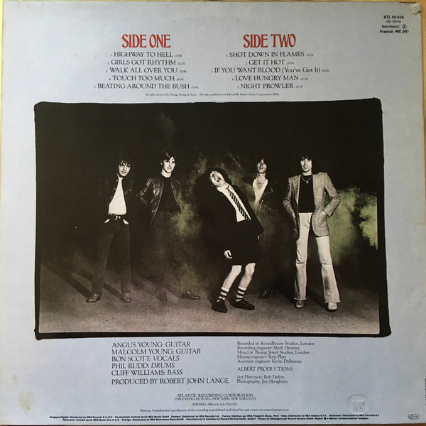 AC/DC - Highway To Hell | Atlantic (ATL 50 628) - 2