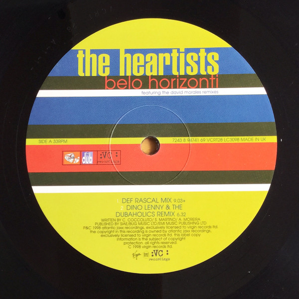 The Heartists - Belo Horizonti | VC Recordings (VCRT 28) - 3