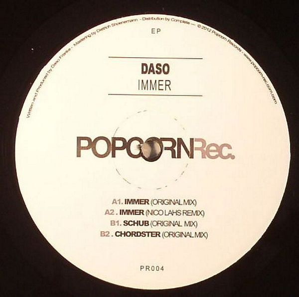 Daso - Immer | Popcorn Records (PR004) - main