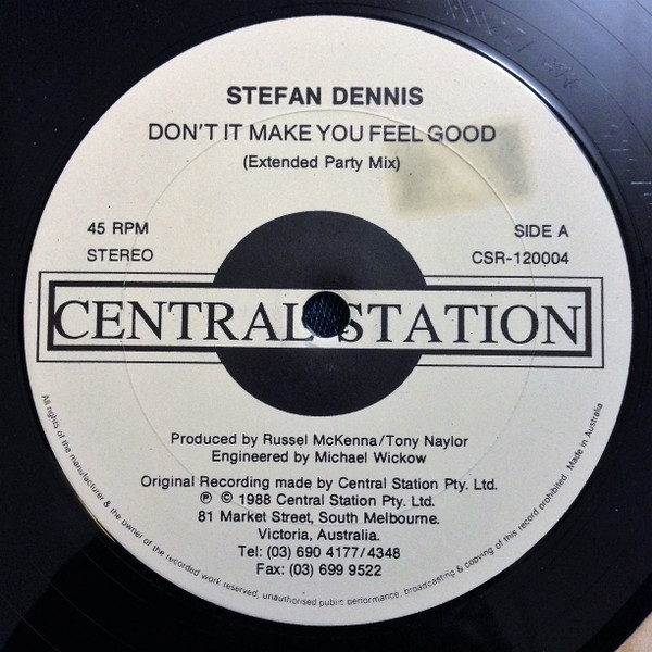 Stefan Dennis - Don't It Make You Feel Good | Central Station (CSR 12 0004)