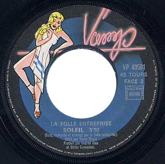 La Folle Entreprise - Pas Des Anges / Soleil | Vamp Records (VP 49 501) - 3