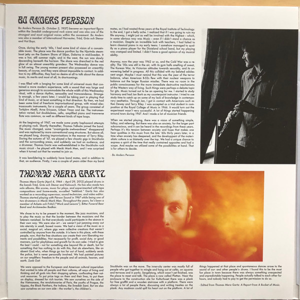 Pärson Sound - Pärson Sound | Subliminal Sounds (SUB-073-LP-3F) - 3