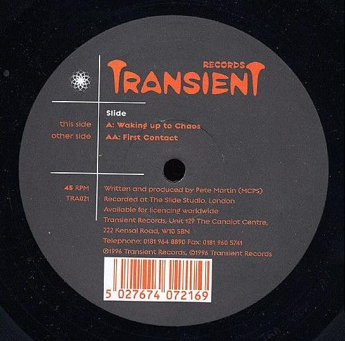 Slide - Waking Up To Chaos / First Contact | Transient Records (TRA021) - main