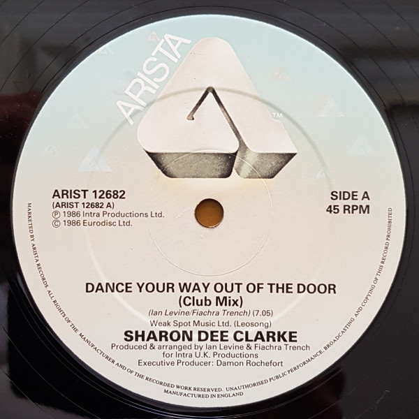 Sharon Dee Clarke - Dance Your Way Out Of The Door | Arista (ARIST 12682) - 3