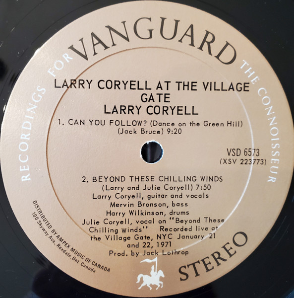 Larry Coryell - At The Village Gate | Vanguard (VSD-6573) - 4
