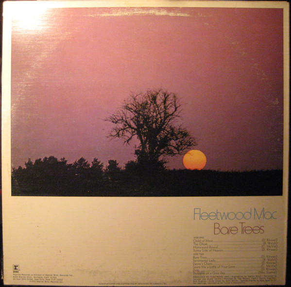 Fleetwood Mac - Bare Trees [Vinyl] | Reprise Records (MS 2080) - 2