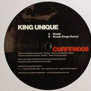 King Unique - Hinode | Curfew Records (CURFEW008) - main
