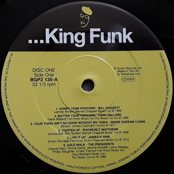 Various - ...King Funk | BGP Records (BGP2 135) - 3