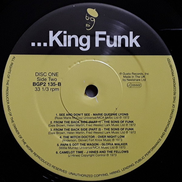 Various - ...King Funk | BGP Records (BGP2 135) - 4