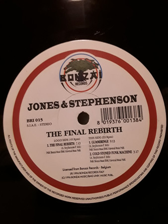 Jones & Stephenson - The Final Rebirth | Bonzai Records Italy (BRI 015)