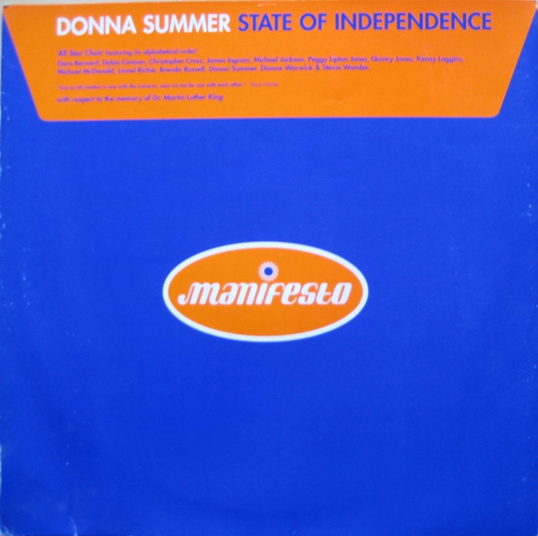 Donna Summer - State Of Independence | Manifesto (FESX7)