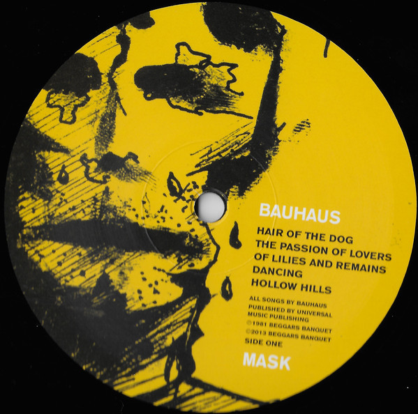 Bauhaus - Mask | Beggars Banquet (BBQLP 2061) - 3 Bauhaus - Mask | Beggars Banquet (BBQLP 2061) - 3
