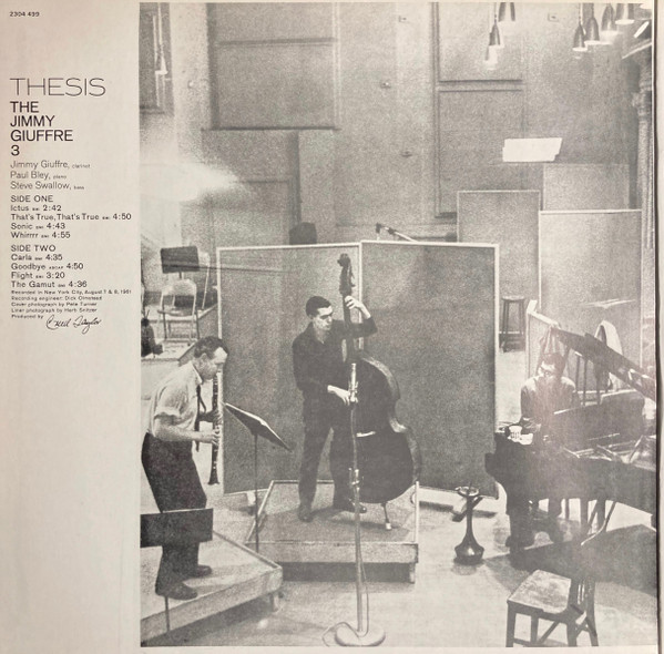 The Jimmy Giuffre Trio - Thesis | Verve Records (2304 499) - 2 The Jimmy Giuffre Trio - Thesis | Verve Records (2304 499) - 2