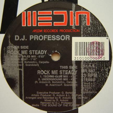 D.J. Professor - Rock Me Steady | Media Records (MR 587)